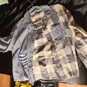 Corpse Bride Spirit Halloween 2023 Costume Shirt Flannel Long Sleeve